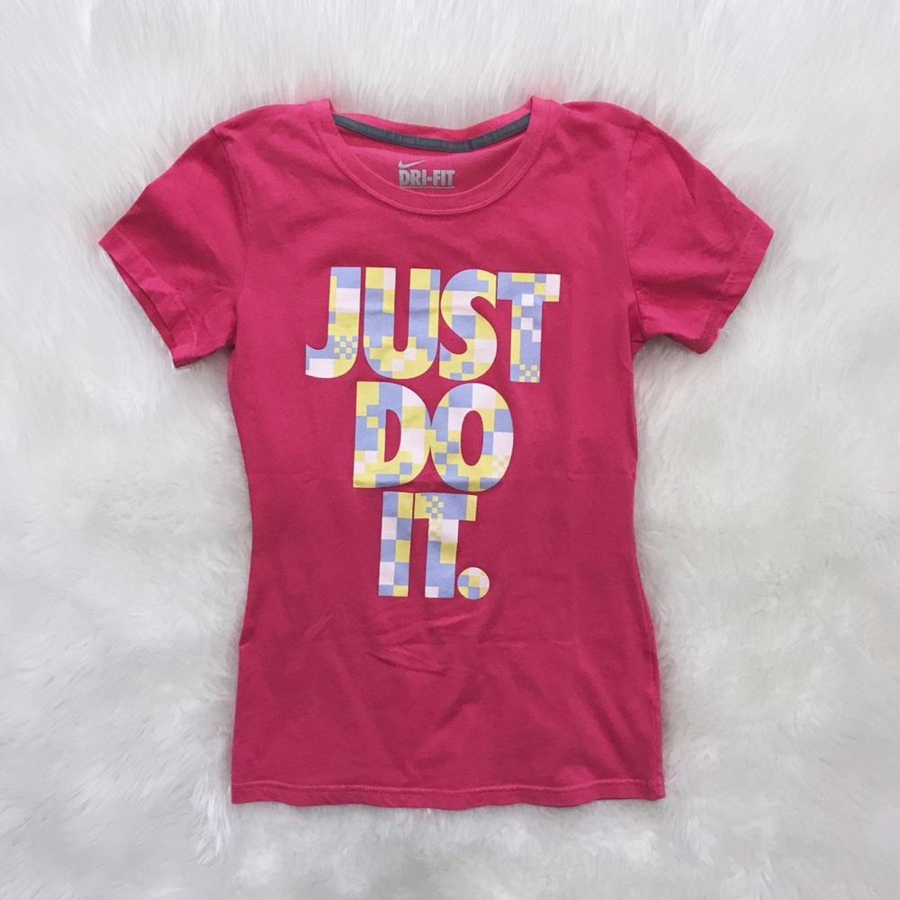 Nike-Just Do It Tee-Dri-Fit-Slim fit-EUC-Sz Small
